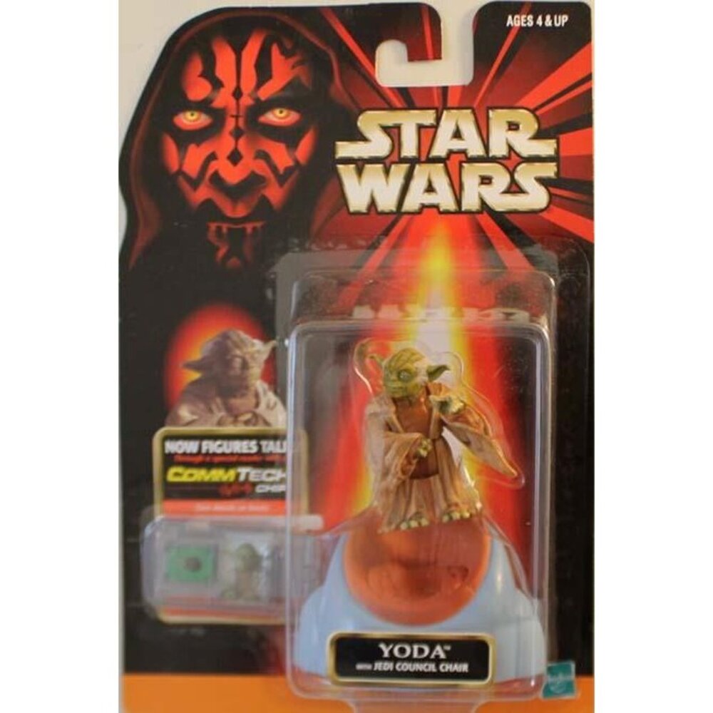 Star Wars Episode 1 - Yoda W/Council Chair New Condition!